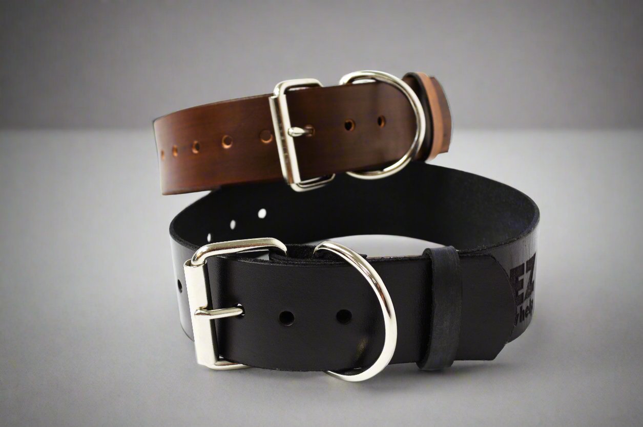 2 inch leather dog collar hotsell