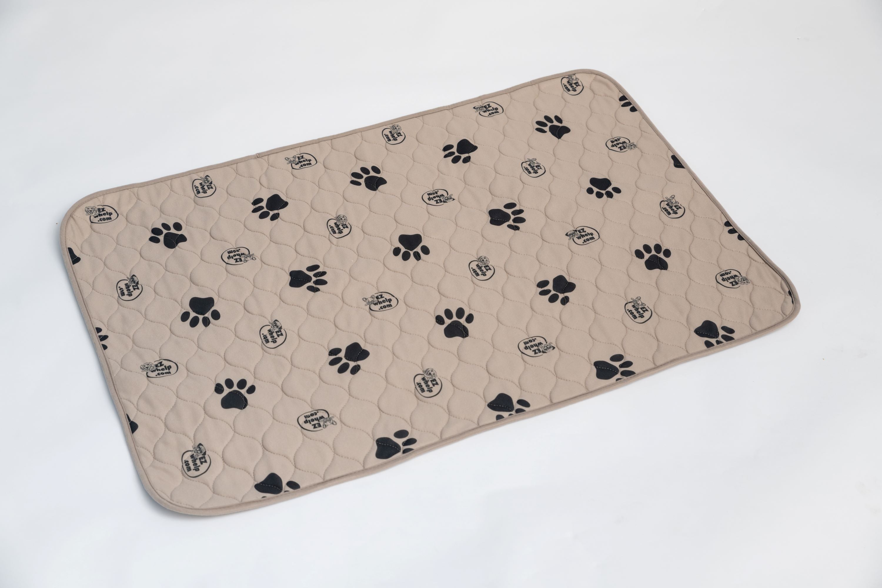 Light Brown Paw Print Pad/Mat, 2-Pack