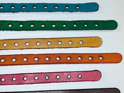 Genuine Leather Puppy Collars (set of 12)