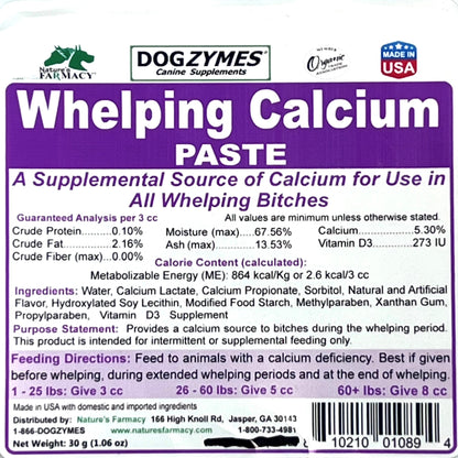 Whelping Calcium Paste 30mL